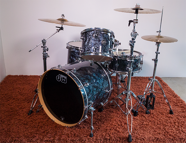 The Drum Workshop Performance drum shell kit with matching North American hard rock maple snare.