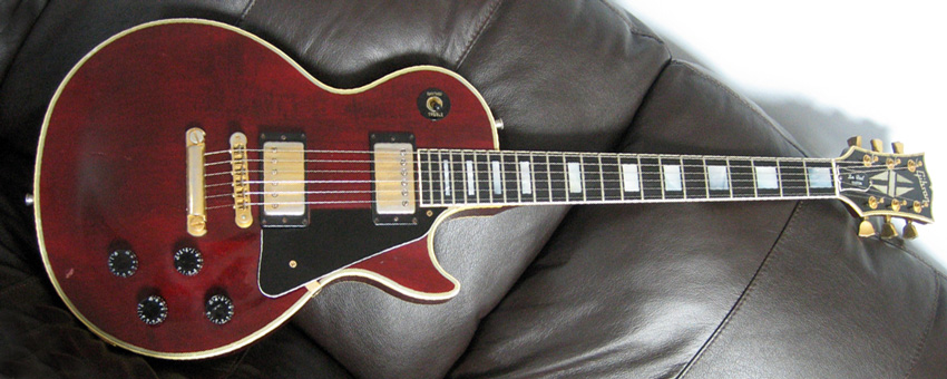 Vintage Gibson Les Paul Custom in Wine Red