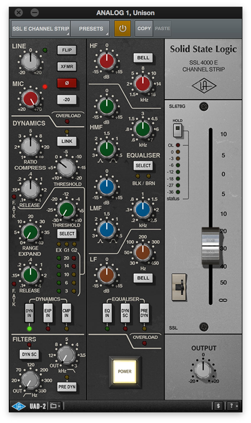 SSL 4000 E Channel Strip