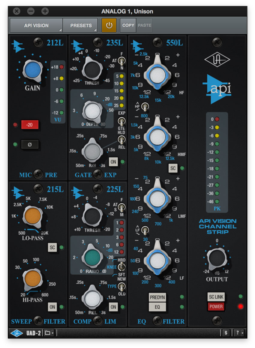 API Vision Channel Strip