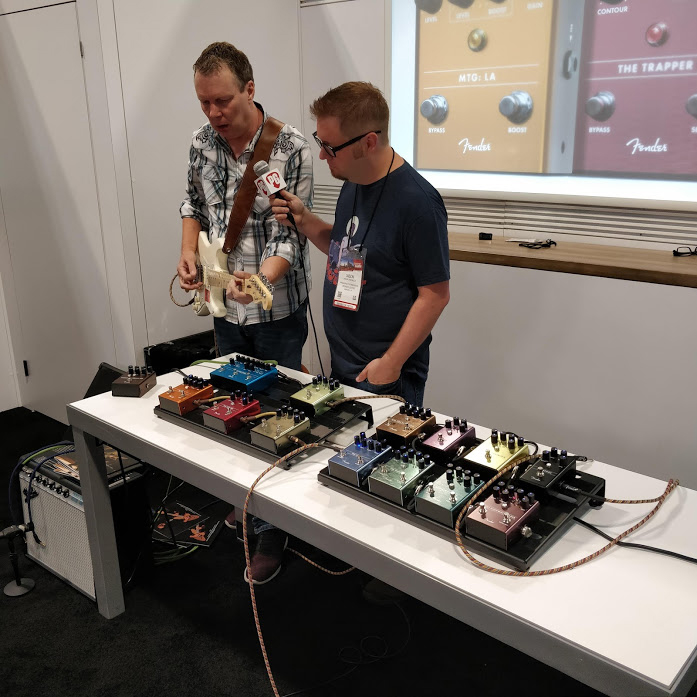 Stan Cotey gives an interview to Premier Guitar at Summer NAMM 2019.