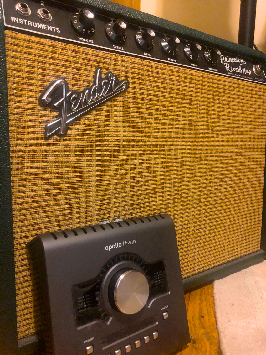 My Apollo Twin X and (real) Fender Princeton