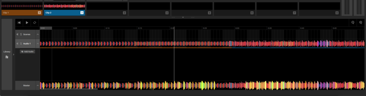 Serato Studio - newly reorganized song