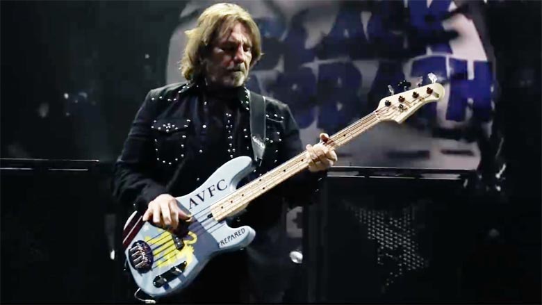 Geezer Butler AVFC Bass Black Sabbath Birmingham