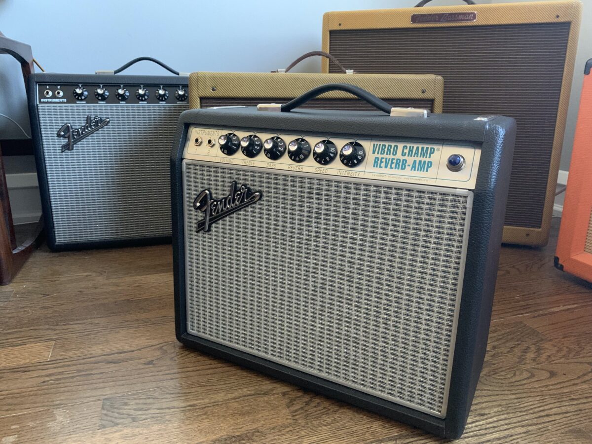 New fender on sale vibro champ