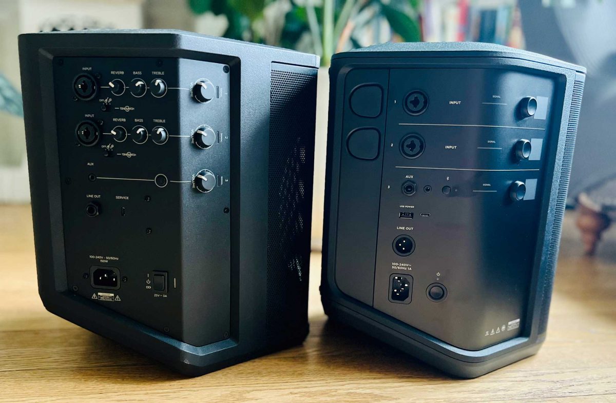 Left: Bose S1 Pro. Right: Bose S1 Pro Plus.