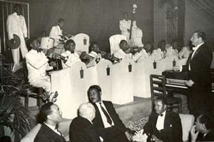 The Ethiopian Imperial Honor Guard Band with Franz Zelwecker