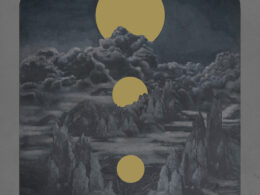 Album cover for YOB's Clearing the Path to Ascend featuring a dark landscape with yellow moons.