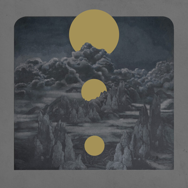 Album cover for YOB's Clearing the Path to Ascend featuring a dark landscape with yellow moons.