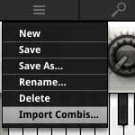 Importing legacy Combis into SampleTank 3