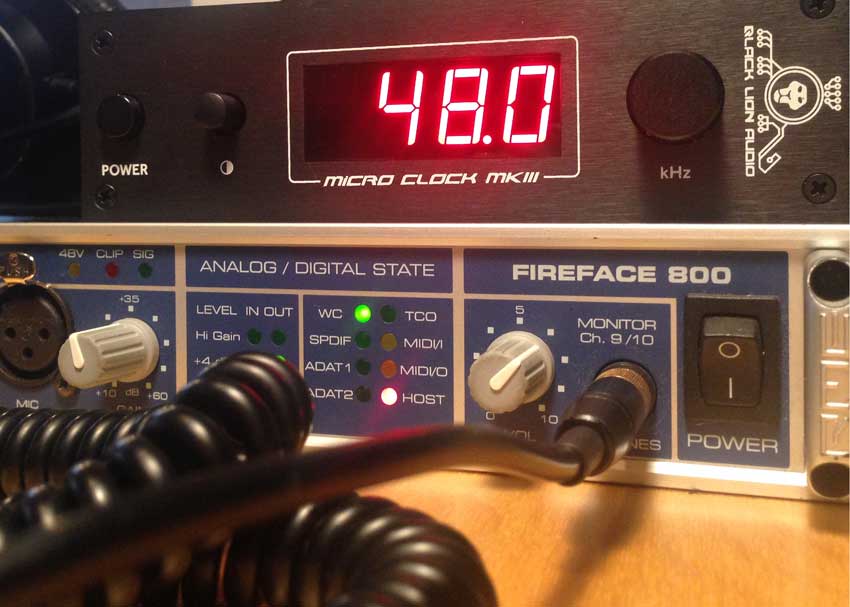 Shootout: Black Lion Audio Micro Clock mk3 word clock