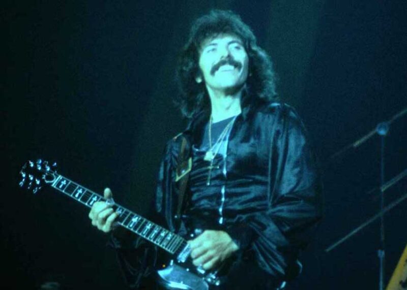 Tony Iommi rocking out. Photo credit: Carl Lender.