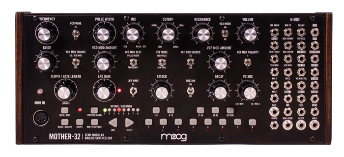 Moog Mother-32 semi-modular analog synthesizer
