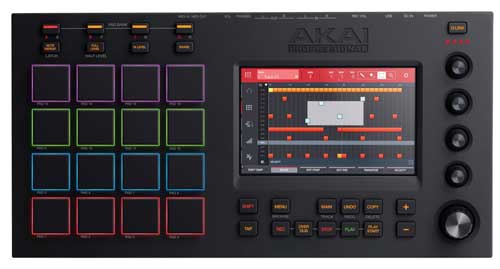 Akai MPC Touch step sequencer mode