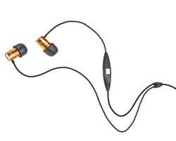 Ultrasone PYCO Aluminum High Performance In-Ear Headphones, Orange
