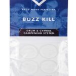 Vater Buzz Kill drum and cymbal dampening pad package with white pads.