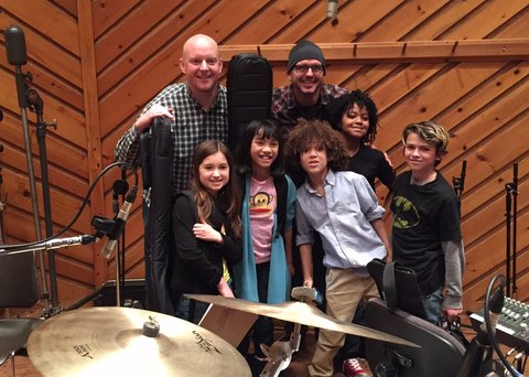 The cast of School of Rock headed to A Studios to record the OCR.