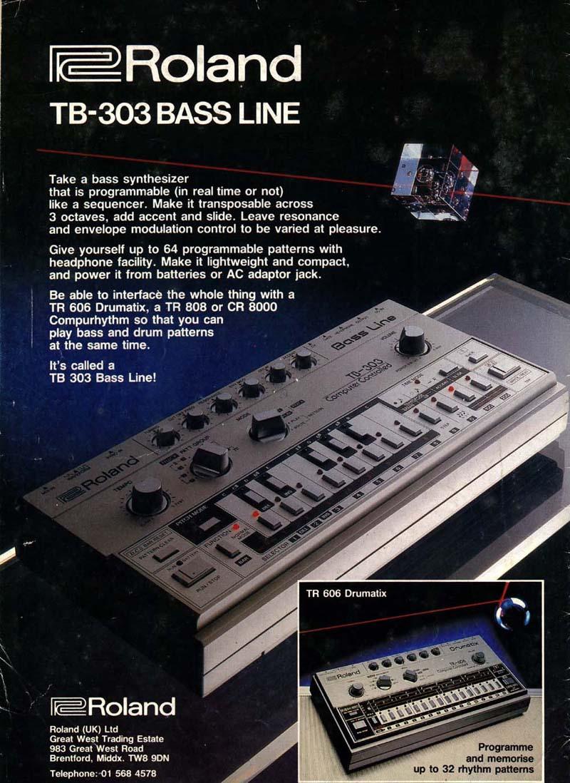 Roland TB-303 Advertisement