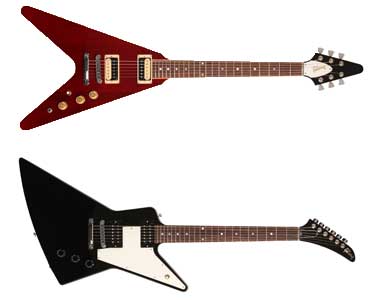 Gibson 2016 High Performance Series Flying V and Explorer