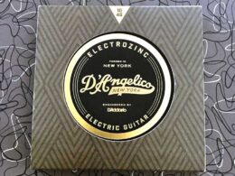 Forged in New York; engineered by D'Addario. D'Angelico Electrozinc Electric Guitar Strings