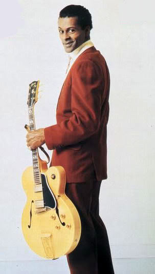 Chuck Berry with his Gibson ES-350T