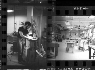 Stuart Spector in his workshopStuart Spector in his workshop