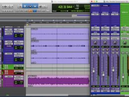 Parallel Compression Pro Tools Edit Window