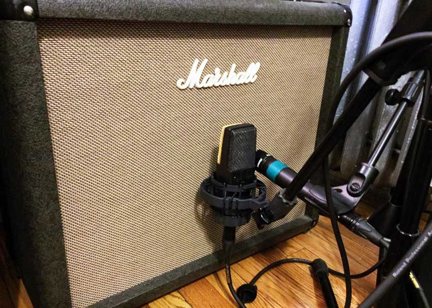 Recording electric guitar amps with more than one mic offers more options when creating a final mix.