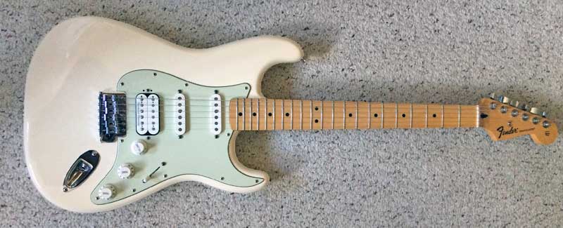 BEFORE: My Strat with its original pickups