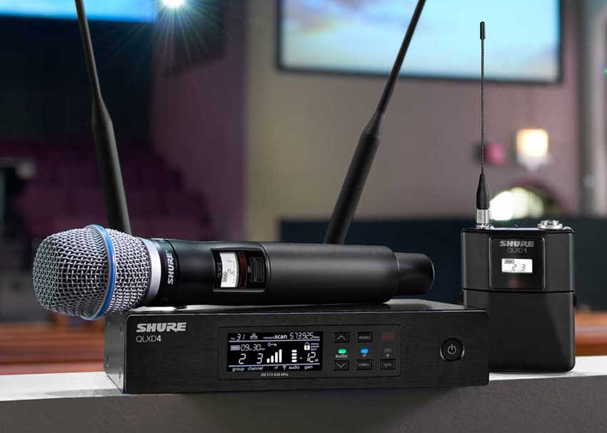 Shure wireless microphone system