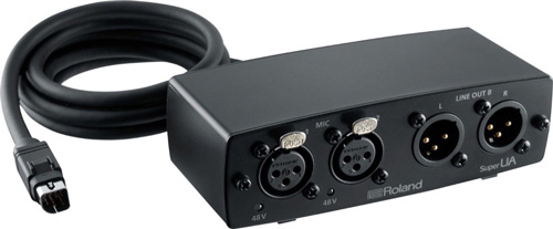The breakout box that comes with the Roland Super UA audio interface