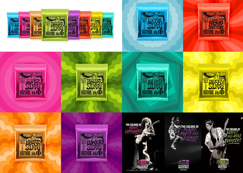 Ernie Ball - The Colors of Rock 'N' Roll