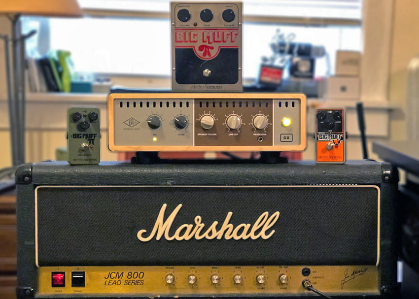Three Big Muffs, an Ox, and a Marshall. How could you go wrong?