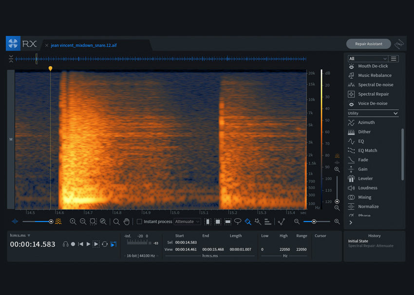 iZotope RX-7 Spectral Repair