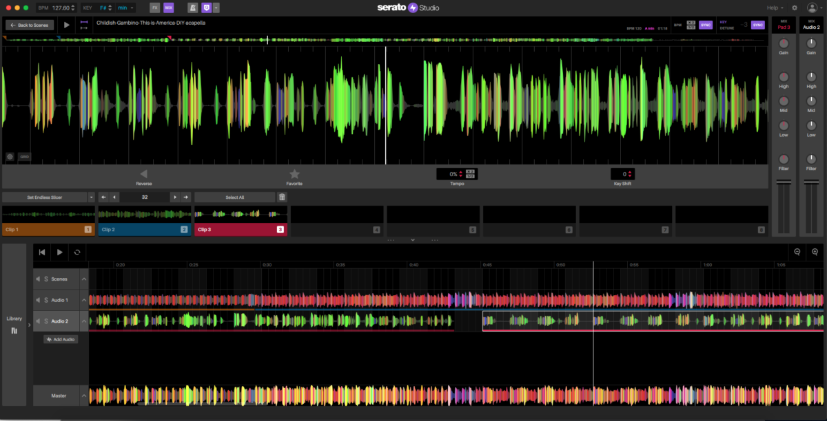 Serato Studio - Dance and a capella tracks