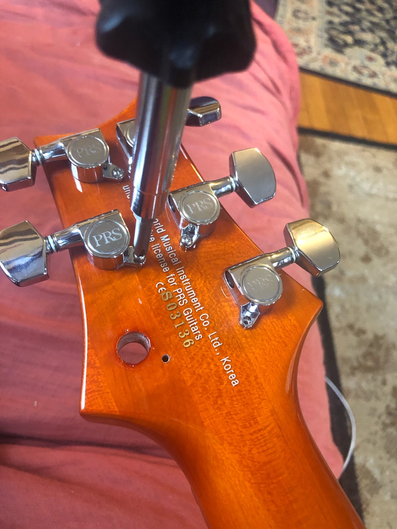 PRS SE Locking Tuners - Removing Original Tuners