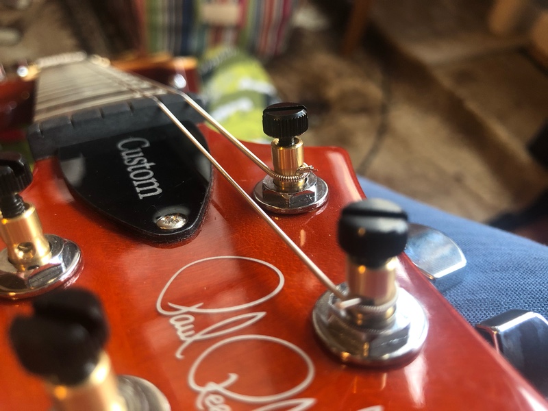 PRS SE Locking Tuners - Overhead View