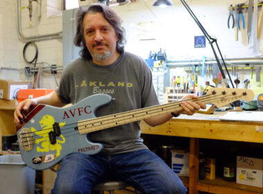 John Pirruccello Geezer Butler AVFC Bass