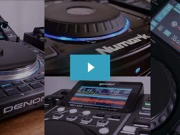 Numark NDX500, Gemini MDJ-600, Pioneer DJ XDJ-700, and Denon DJ SC6000M Prime
