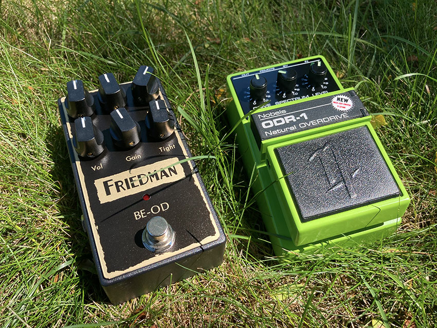 Stacking two overdrive pedals like this Friedman BE-OD and Nobels ODR-1 can yield incredible results.