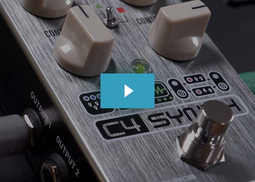 Source Audio C4 Synthesizer pedal demo