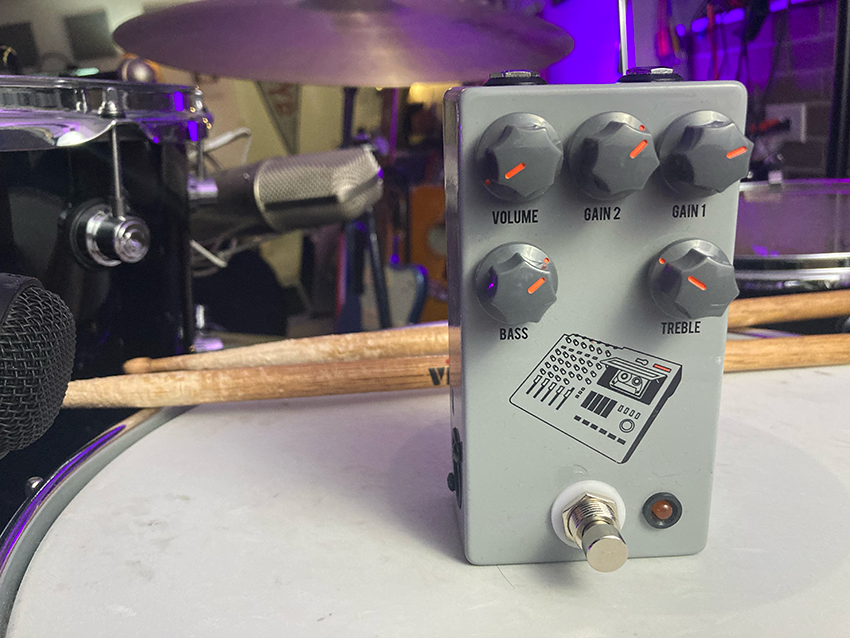 A JHS 424 Gain Stage pedal.