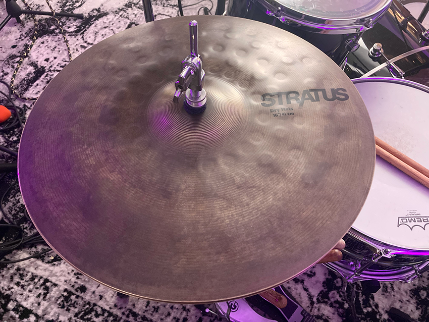 Sabian Stratus 16" Dry hi-hats.